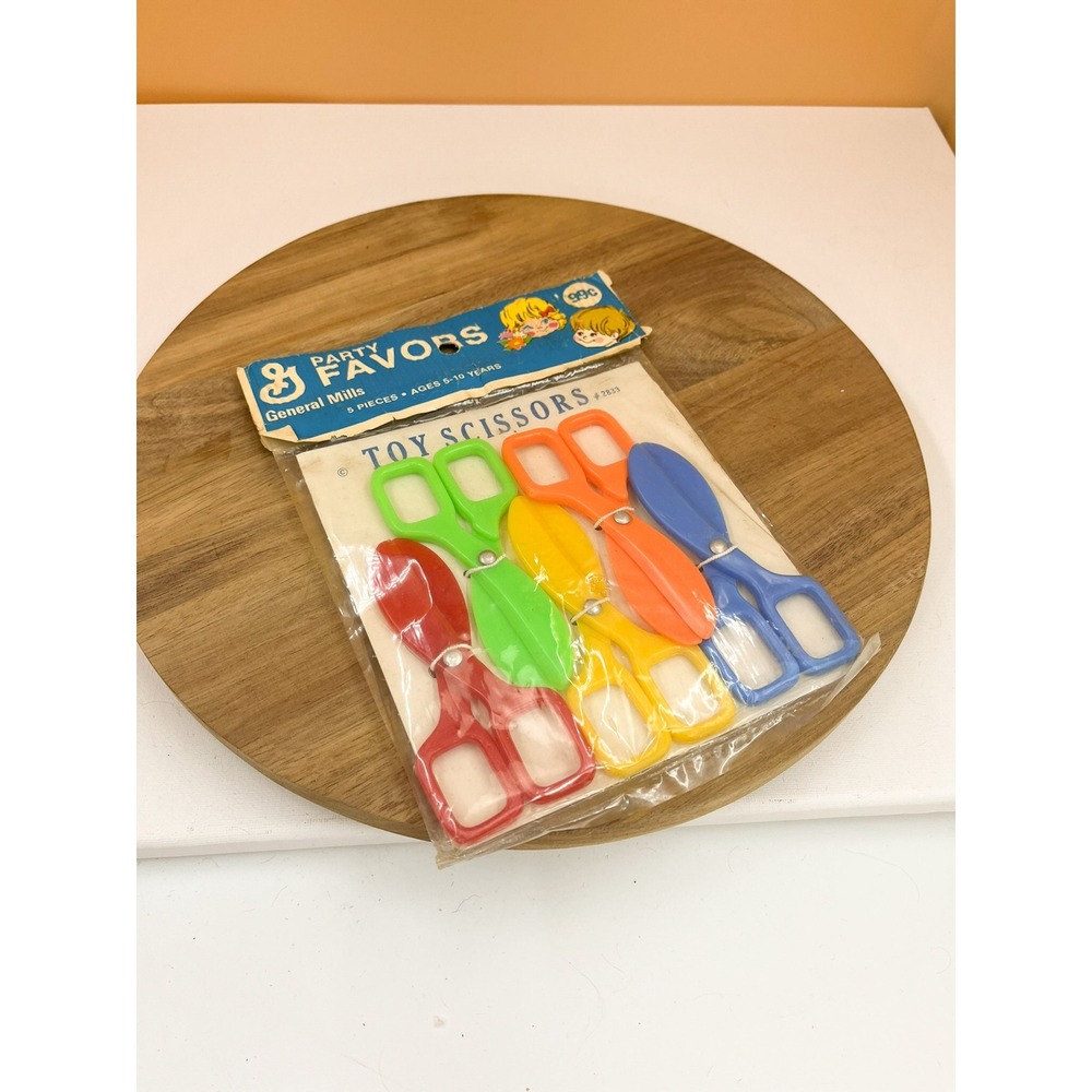 Sealed Vintage General Mills Toy Scissors Party Favors - 1960s